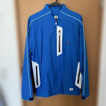 골프 FJ 하프 지퍼 나일론 자켓 파랑