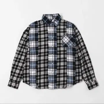 harapeco 하라페코 상점 Rebuild 셔츠 - 블루