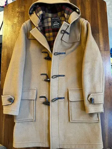 글로버올 베이지 더플 코트