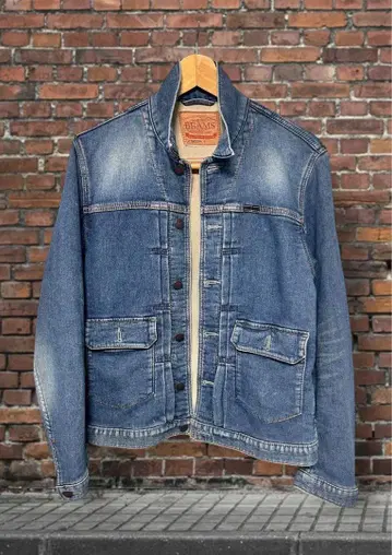 BEAMS / 블루 데님 자켓