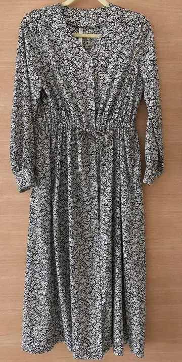 꽃무늬 롱 원피스 2way