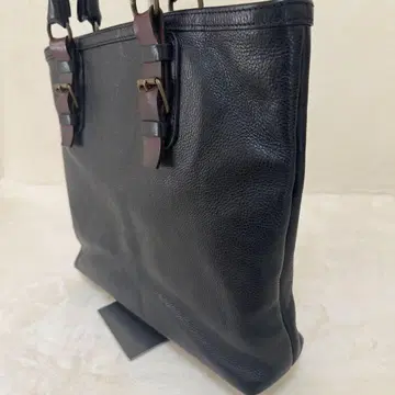 새상품급 만소 시모네 BOX 토트백 블랙 가죽