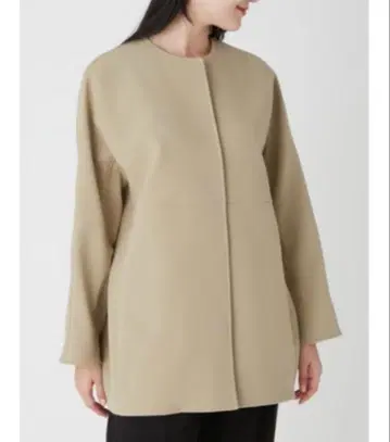 Mila Owen 미들 기장 노카라 코쿤 자켓