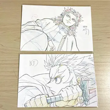 귀멸의 칼날 기둥전 원화 엽서 렌고쿠 쿄쥬로