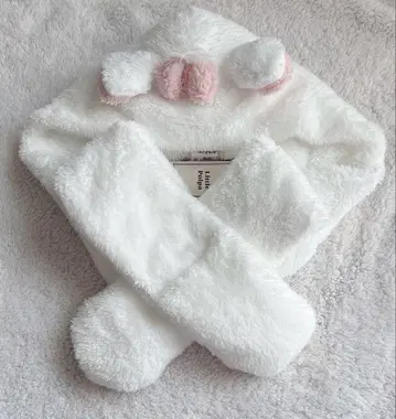 미사용 새상품 마리 팬 캡 머플러 모자