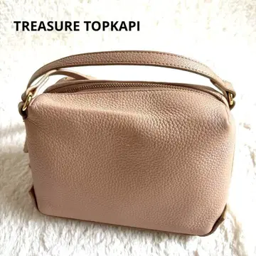 미사용급 보물 탑카피 탑카피 슈링크 가죽 박스 숄더백