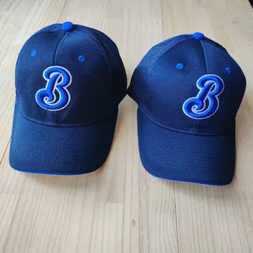 요코하마 베이스타즈 네이비 B 로고 자수 베이스볼 메쉬 캡 M 사이즈