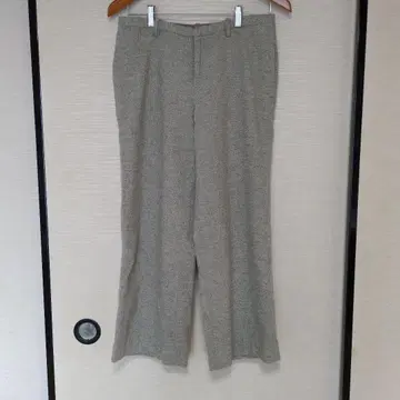 45rpm 울 혼방 그레이 와이드 팬츠 3