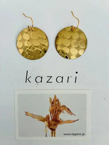 일본제 전통 공예 kazari 귀걸이