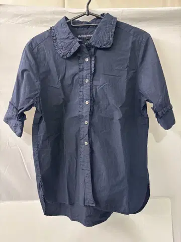 TIGRE BROCANTE 네이비 반팔 셔츠