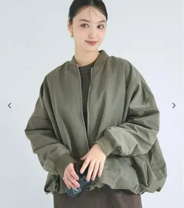 [ M 사이즈 ] coca 워셔블 벌룬 블루종 미사용 새상품 택 포함