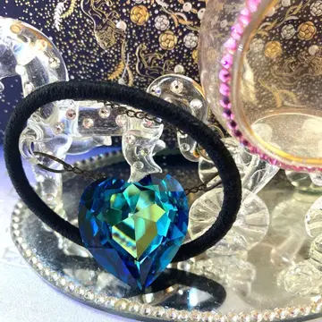 신상 스와로브스키 머리끈 포니 후크