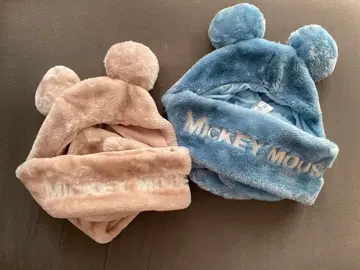 디즈니 장갑 포함 머플러 팬 캡 2종 set