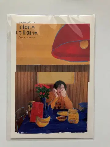 후지이 카제 alone at home 엽서 미개봉