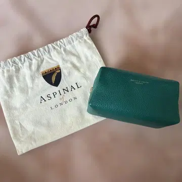 ASPINAL OF LONDON 그린 파우치