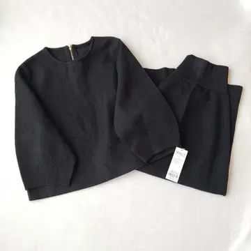 [ 새상품급 ] UNFILO 앙필로 니트 셋업 블랙 L 사이즈