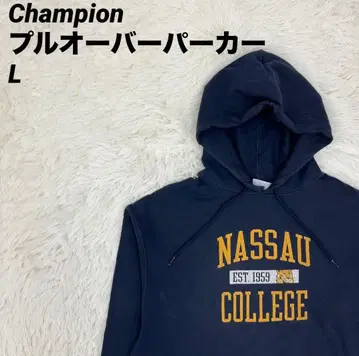 챔피온 챔피온 풀오버 후드티 후드 칼리지 디자인