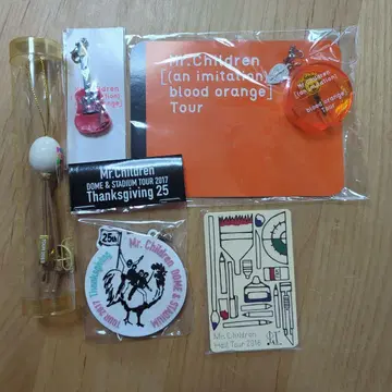 미스치루 굿즈 5점 스트랩 키링 스티커