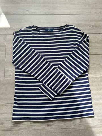 세인트 제임스 웨쌍 긴팔 티셔츠 롱티 네이비 x 화이트 T3 1/2