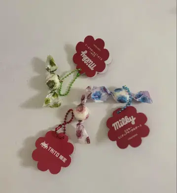 밀키 미니어처 키링 3종 세트