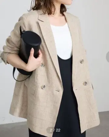 프렌치 린넨 자켓