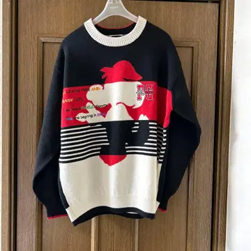 PAGERO 컬러풀 니트 스웨터