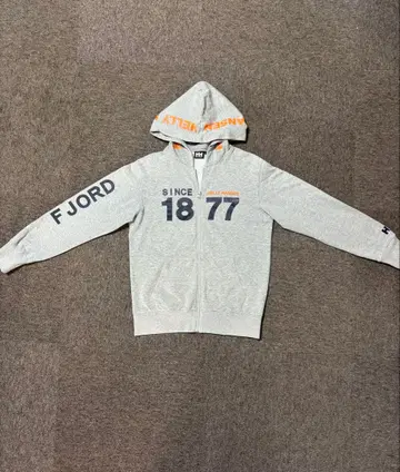 HELLY HANSEN 그레이 후드티 M 사이즈