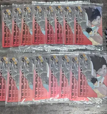 한정판 가격 인하 쿠로오 테츠로 하이큐 키라피 카드 16장