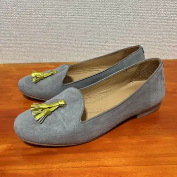 새상품급 샤텔 그레이 태슬 로퍼 23.5cm 36.5