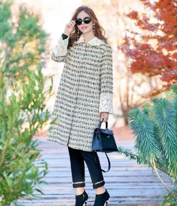 체스티 트위드 코트