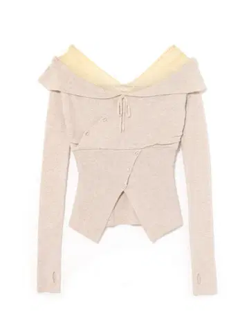 Andmary Lazy tulle knit tops