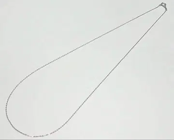 미사용 순 플라티나 pt999 아즈키 체인 목걸이 40cm