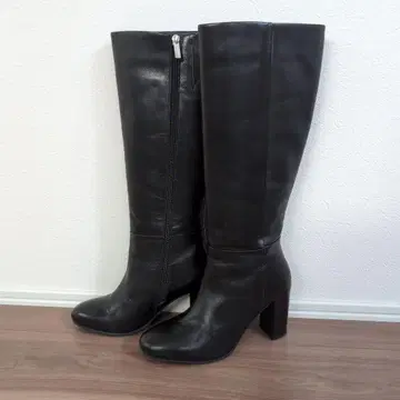 베네통 롱 부츠 사이드 지퍼 부착 38
