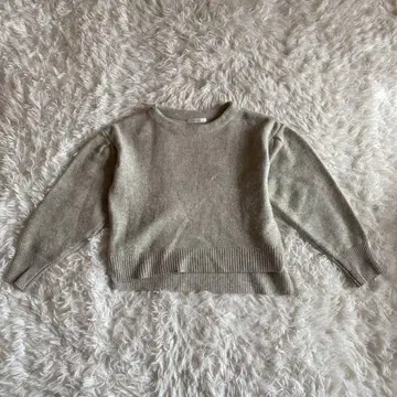 MICHEL KLEIN 여성용 긴팔 니트 M 캐시미어 그레이