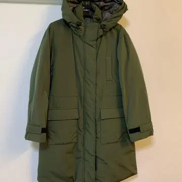 BEAMS HEART 후드 부착 다운 자켓 M 사이즈 올리브