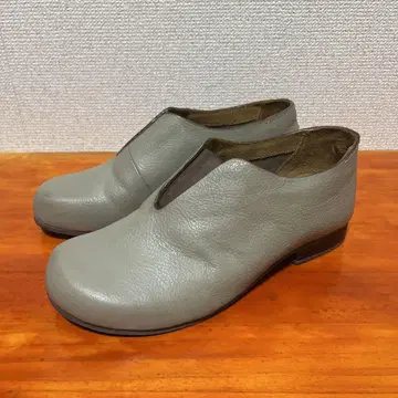 diee 슬립온 그레이 S 사이즈 23cm 스니커즈 가죽 신발