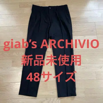 giab's ARCHIVIO 울 슬랙스 48 새상품