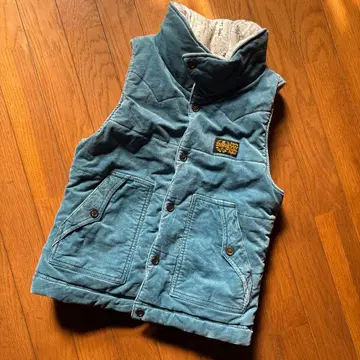 RODEO CROWNS 파랑 퀼팅 베스트 S