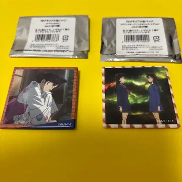 코난랜드 메모리얼 캔뱃지 유미란(모리 란) 임청아(나카모리 아오코)