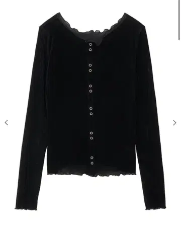 코코딜 플로키 튤 상의 완판템 블랙