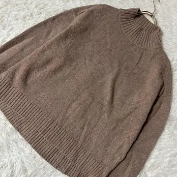 B:MING by BEAMS 터틀넥 니트 브라운 베이지