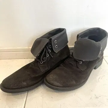 스테파노 로시 STEFANO ROSSI 레이스업 부츠 스웨이드 26.5