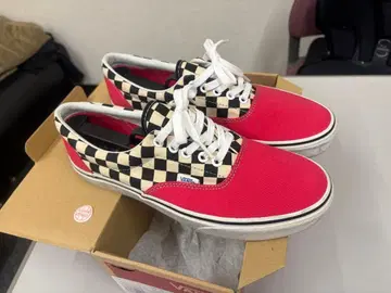 26.5cm VANS ERA 2-TON CHECK 핑크 체커보드