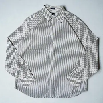 GAP 스트라이프 셔츠 XL 코튼 긴팔 미국 빈티지 의류