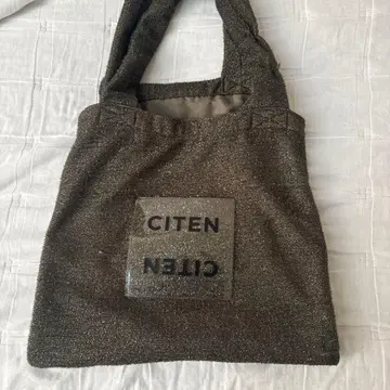 CITEN 글리터 토트백 라메