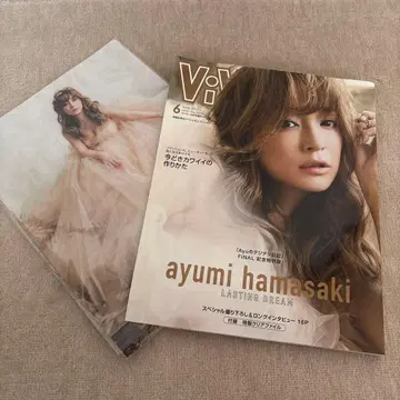 ViVi 6월호 ayumi hamasaki 특제 클리어 파일 포함