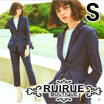 [ 완판템 ] 루일 에 부티크 자켓 팬츠 세트 네이비