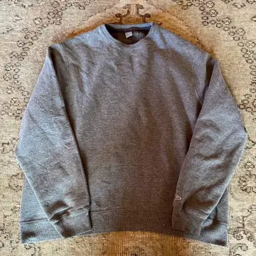 그레이 크루넥 트레이닝복