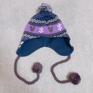 디즈니 미키마우스 모자 및 머플러 세트