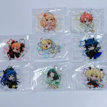 수호캐릭터 천사와 악마 아크릴 키링 8점